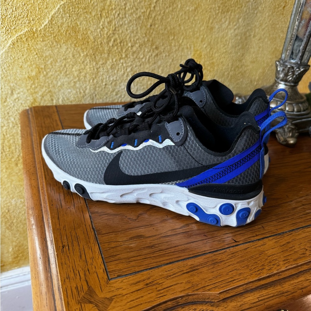 Nike React Element 55 SE Black Racer Blue